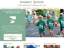 Tablet Screenshot of journeyschool.net